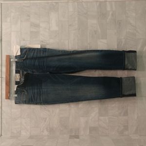 Current/Elliott cuffed skinny jeans